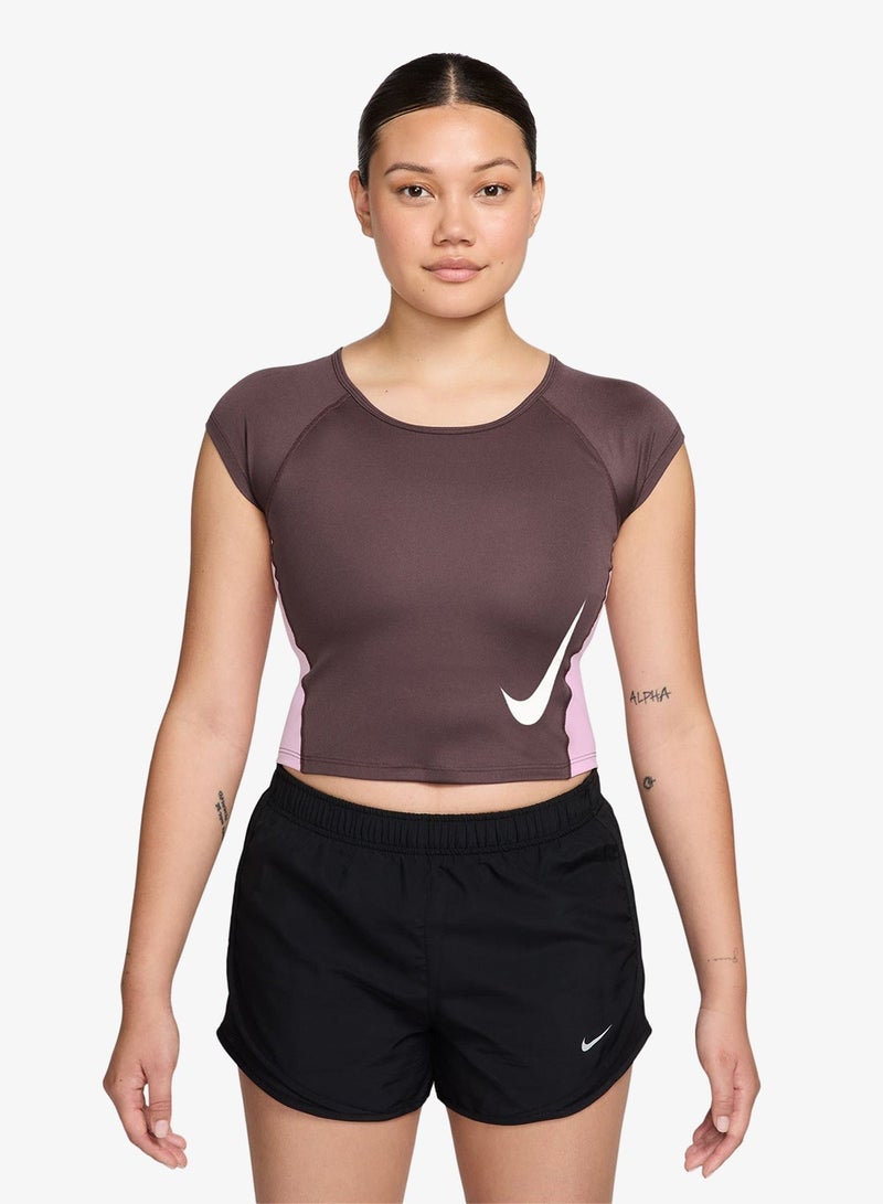 Nike Tempo Swoosh Run Dri-Fit T-Shirt - Image 1